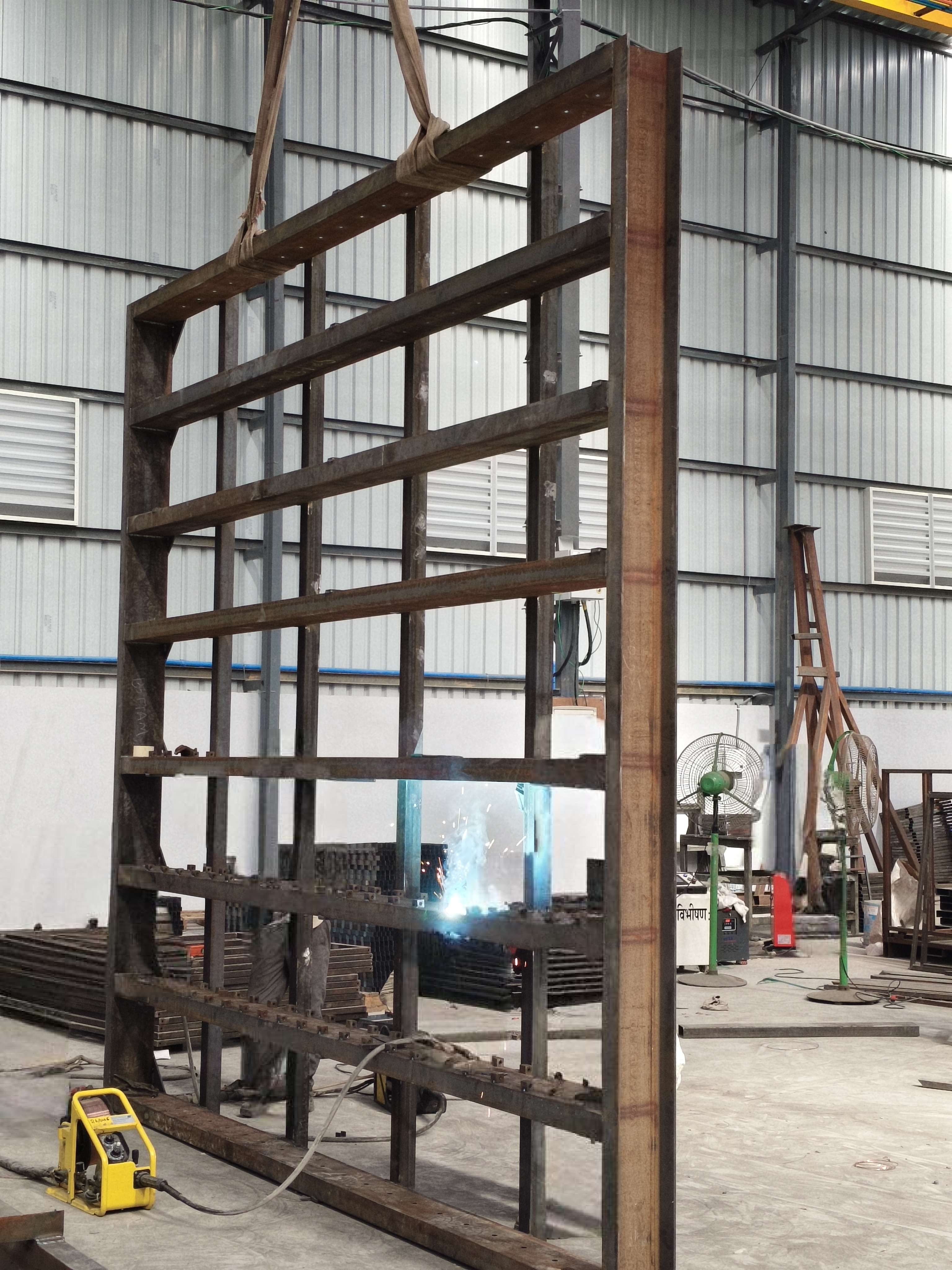 Heavy mild steel structure